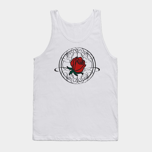 Rose Seal Tank Top by CrypticRaven